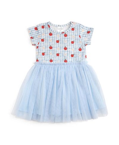 Sweet Wink Sweet Wink Girls' Apple Gingham Short Sleeve Tutu Dress