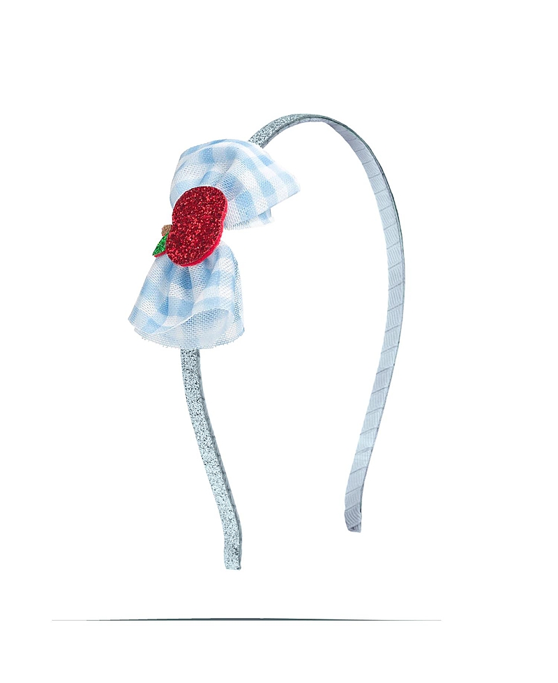 Sweet Wink Sweet Wink Girls' Apple Gingham Tulle Bow Headband