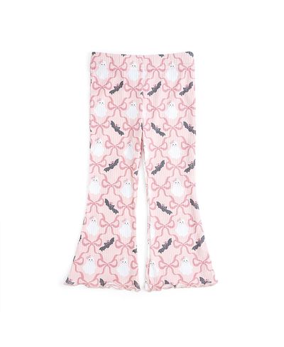 Sweet Wink Sweet Wink Girls' Bat and Ghost Trellis Halloween Flare Legging