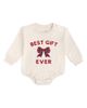 Sweet Wink Sweet Wink Girls' Best Gift Ever Patch Christmas Long Sleeve Romper - 1