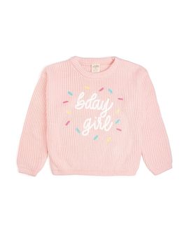 Sweet Wink Sweet Wink Girls' Birthday Sprinkle Knit Sweater