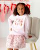 Sweet Wink Sweet Wink Girls' Candy Cane Bow Printed Christmas Tutu Skirt - 3