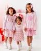 Sweet Wink Sweet Wink Girls' Candy Cane Bow Printed Christmas Tutu Skirt - 4