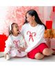 Sweet Wink Sweet Wink Girls' Candy Cane Christmas Gemstone Bow Clip - 5