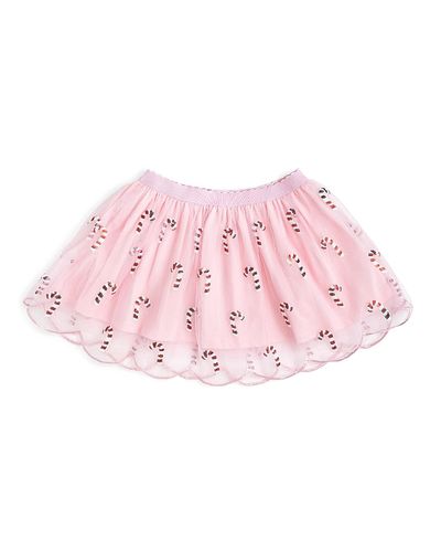 Sweet Wink Sweet Wink Girls' Candy Cane Scalloped Tutu Skirt