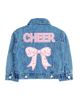 Sweet Wink Sweet Wink Girls' Cheer Bow Patch Denim Jacket - 1