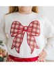 Sweet Wink Sweet Wink Girls' Christmas Plaid Bow Patch Sweatshirt - 3