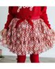 Sweet Wink Sweet Wink Girls' Christmas Plaid Bow Tiered Tutu Skirt - 3