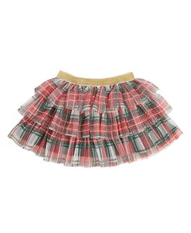 Sweet Wink Sweet Wink Girls' Christmas Plaid Tiered Tutu