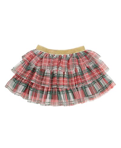 Sweet Wink Sweet Wink Girls' Christmas Plaid Tiered Tutu