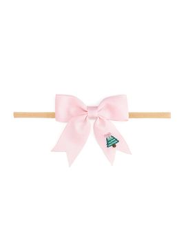 Sweet Wink Sweet Wink Girls' Christmas Tree Embroidered Bow Baby Headband