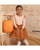 Sweet Wink Sweet Wink Girls' Cinnamon Floral Long Sleeve Tutu Dress - 5