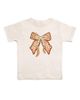 Sweet Wink Sweet Wink Girls' Cinnamon Plaid Bow Patch Short Sleeve T-Shirt - 1
