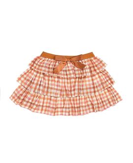 Sweet Wink Sweet Wink Girls' Cinnamon Plaid Tiered Tutu Skirt