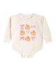 Sweet Wink Sweet Wink Girls' Coquette Pumpkin Long Sleeve Romper - 1