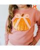 Sweet Wink Sweet Wink Girls' Coquette Pumpkin Sequin Patch Sweatshirt - 3