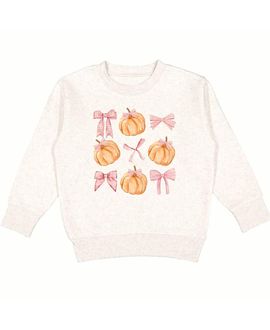 Sweet Wink Sweet Wink Girls' Coquette Pumpkin Sweatshirt