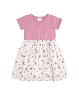 Sweet Wink Sweet Wink Girls' Coquette Rose Short Sleeve Tutu Dress