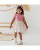Sweet Wink Sweet Wink Girls' Coquette Rose Short Sleeve Tutu Dress - 2