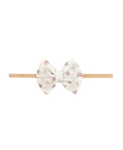 Sweet Wink Sweet Wink Girls' Coquette Rose Tulle Bow Baby Headband