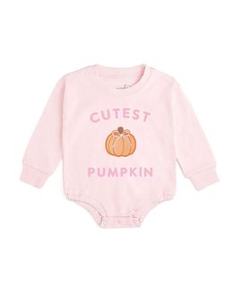 Sweet Wink Sweet Wink Girls' Cutest Pumpkin Patch Long Sleeve Romper