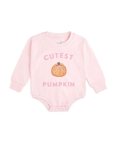 Sweet Wink Sweet Wink Girls' Cutest Pumpkin Patch Long Sleeve Romper