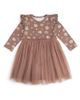 Sweet Wink Sweet Wink Girls' Ditsy Fall Floral Long Sleeve Tutu Dress - 1