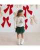 Sweet Wink Sweet Wink Girls' Emerald Rhinestone Christmas Tulle Bow Headband - 4