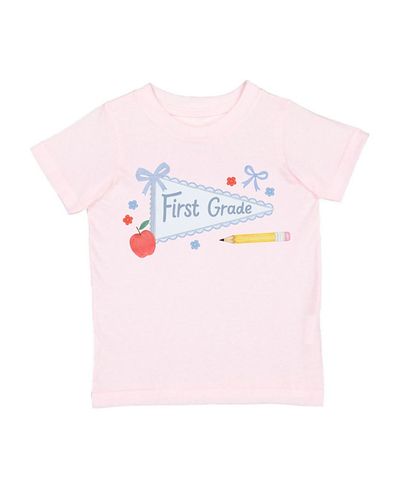 Sweet Wink Sweet Wink Girls' First Grade Pennant Short Sleeve T-Shirt