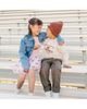 Sweet Wink Sweet Wink Girls' Football Sequin Patch Denim Jacket - 6