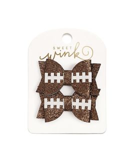 Sweet Wink Sweet Wink Girls' Game Day Glitter Bow Clip Set