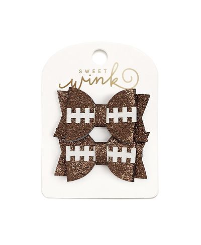 Sweet Wink Sweet Wink Girls' Game Day Glitter Bow Clip Set