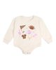Sweet Wink Sweet Wink Girls' Game Day Icon Long Sleeve Romper - 1