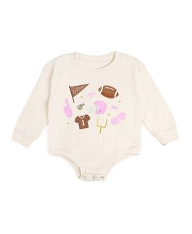 Sweet Wink Sweet Wink Girls' Game Day Icon Long Sleeve Romper