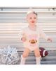 Sweet Wink Sweet Wink Girls' Game Day Sequin Patch Long Sleeve Romper - 2