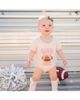 Sweet Wink Sweet Wink Girls' Game Day Sequin Patch Short Sleeve Romper - 2