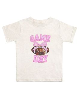 Sweet Wink Sweet Wink Girls' Game Day Sequin Patch Short Sleeve T-Shirt