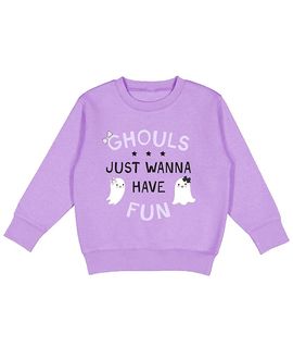 Sweet Wink Sweet Wink Girls' Ghouls Just Wanna Have Fun Halloween Sweatshirt