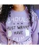 Sweet Wink Sweet Wink Girls' Ghouls Just Wanna Have Fun Halloween Sweatshirt - 3