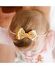 Sweet Wink Sweet Wink Girls' Gingerbread Christmas Velvet Bow Baby Headband - 3