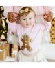Sweet Wink Sweet Wink Girls' Gingerbread Christmas Velvet Bow Baby Headband - 6
