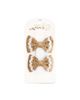 Sweet Wink Sweet Wink Girls' Gingerbread Christmas Velvet Bow Clip Set - 1