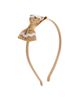 Sweet Wink Sweet Wink Girls' Gingerbread Christmas Velvet Bow Headband - 1