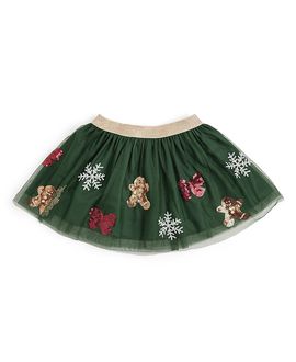 Sweet Wink Sweet Wink Girls' Gingerbread Joy Sequin Christmas Tutu