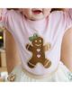 Sweet Wink Sweet Wink Girls' Gingerbread Sequin Patch Christmas Long Sleeve Romper - 3