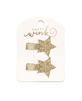Sweet Wink Sweet Wink Girls' Gold Star Christmas Clip Set
