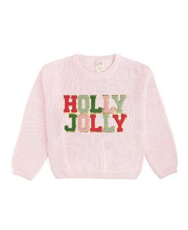 Sweet Wink Sweet Wink Girls' Holly Jolly Patch Christmas Sweater