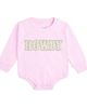 Sweet Wink Sweet Wink Girls' Howdy Patch Western Long Sleeve Romper - 1