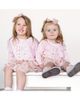 Sweet Wink Sweet Wink Girls' Lil Sis Embroidered Patch Long Sleeve Romper - 4