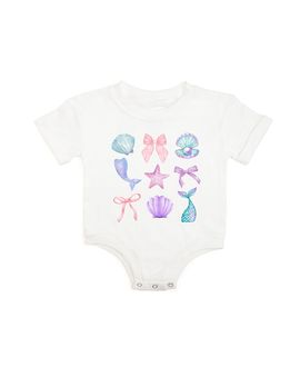 Sweet Wink Sweet Wink Girls' Mermaid Cutie Short Sleeve Romper